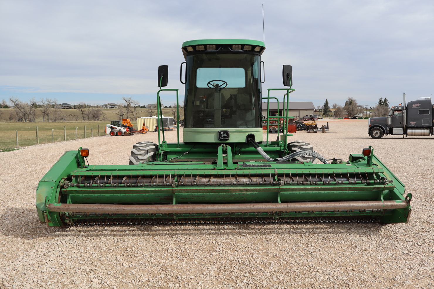 Lot 5803 - '97 JD 4890 SP WINDROWER w/JD 890 16' SICKLE HEADER